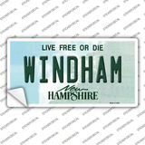 Windham New Hampshire State Novelty Sticker Decal