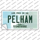 Pelham New Hampshire State Novelty Sticker Decal