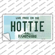 Hottie New Hampshire State Novelty Sticker Decal