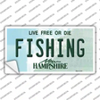 Fishing New Hampshire State Novelty Sticker Decal