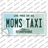 Moms Taxi New Hampshire State Novelty Sticker Decal
