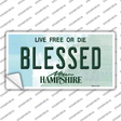 Blessed New Hampshire State Novelty Sticker Decal