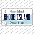Rhode Island State Novelty Sticker Decal