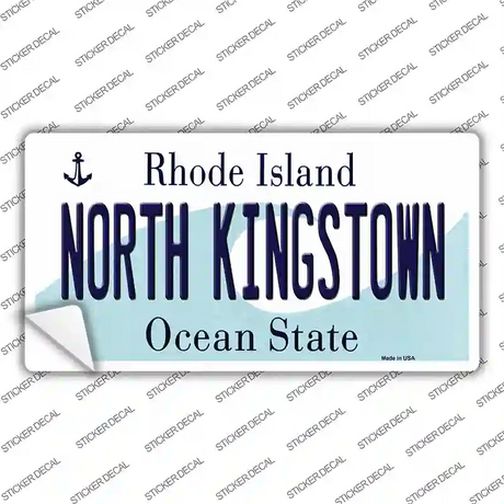 North Kingstown Rhode Island State Novelty Sticker Decal