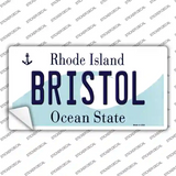 Bristol Rhode Island State Novelty Sticker Decal