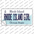 Rhode Island Girl Rhode Island State Novelty Sticker Decal