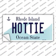 Hottie Rhode Island State Novelty Sticker Decal
