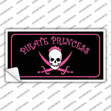 Pirate Princess Novelty Sticker Decal