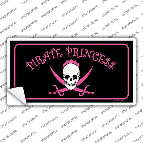 Pirate Princess Novelty Sticker Decal