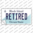 Retired Rhode Island State Novelty Sticker Decal