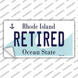 Retired Rhode Island State Novelty Sticker Decal