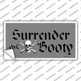 Surrender The Booty Novelty Sticker Decal