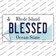 Blessed Rhode Island State Novelty Sticker Decal