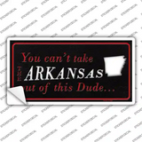 Arkansas Dude Novelty Sticker Decal
