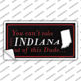 Indiana Dude Novelty Sticker Decal