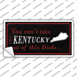 Kentucky Dude Novelty Sticker Decal