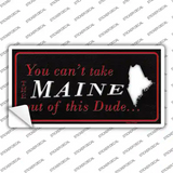 Maine Dude Novelty Sticker Decal