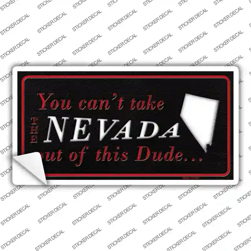 Nevada Dude Novelty Sticker Decal