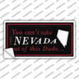 Nevada Dude Novelty Sticker Decal