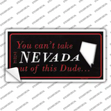 Nevada Dude Novelty Sticker Decal