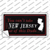 New Jersey Dude Novelty Sticker Decal
