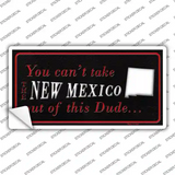 New Mexico Dude Novelty Sticker Decal