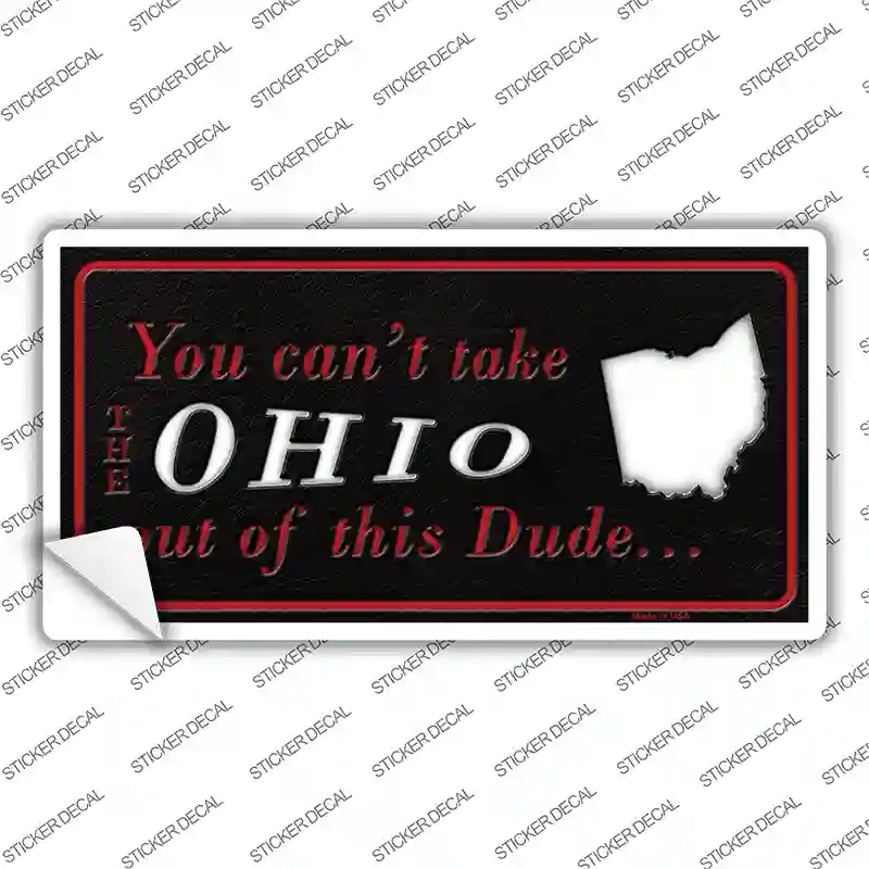 Ohio Dude Novelty Sticker Decal