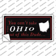 Ohio Dude Novelty Sticker Decal