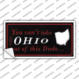 Ohio Dude Novelty Sticker Decal