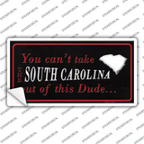 South Carolina Dude Novelty Sticker Decal