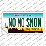 No Mo Snow Novelty Sticker Decal