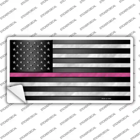 Thin Pink Line Novelty Sticker Decal