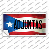 Adjuntas Puerto Rico Flag Novelty Sticker Decal
