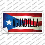 Aguadilla Puerto Rico Flag Novelty Sticker Decal