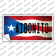 Aibonito Puerto Rico Flag Novelty Sticker Decal