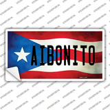 Aibonito Puerto Rico Flag Novelty Sticker Decal