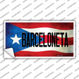 Barceloneta Puerto Rico Flag Novelty Sticker Decal