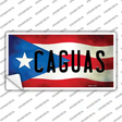 Caguas Puerto Rico Flag Novelty Sticker Decal