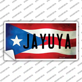 Jayuya Puerto Rico Flag Novelty Sticker Decal