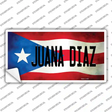Juana Diaz Puerto Rico Flag Novelty Sticker Decal