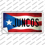 Juncos Puerto Rico Flag Novelty Sticker Decal