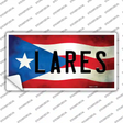 Lares Puerto Rico Flag Novelty Sticker Decal