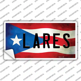 Lares Puerto Rico Flag Novelty Sticker Decal