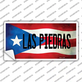 Las Piedras Puerto Rico Flag Novelty Sticker Decal