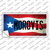 Morovis Puerto Rico Flag Novelty Sticker Decal