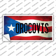 Orocovis Puerto Rico Flag Novelty Sticker Decal
