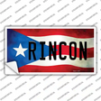 Rincon Puerto Rico Flag Novelty Sticker Decal
