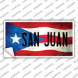 San Juan Puerto Rico Flag Novelty Sticker Decal
