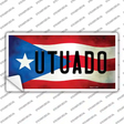 Utuado Puerto Rico Flag Novelty Sticker Decal