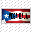 Vega Baja Puerto Rico Flag Novelty Sticker Decal